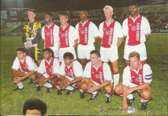 Colecionismo desportivo: AJAX DE AMSTERDAM: Recorte de la temporada 95-96