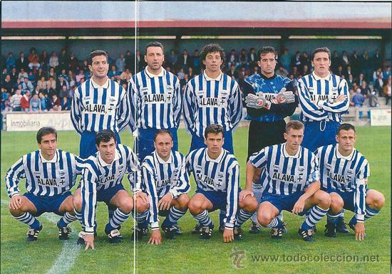Colecionismo desportivo: DEPORTIVO ALAV&Eacute;S: Recorte de los a&ntilde;os 90