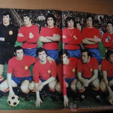 Coleccionismo deportivo: POSTER AS COLOR Nº 192 SELECCION ESPAÑOLA FUTBOL 1975. Lote 36720547