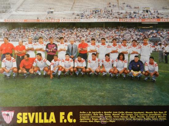 POSTER SEVILLA FC. 100X70CM. : : Deportes y aire libre