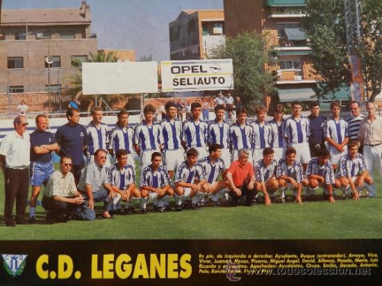 Coleccionismo deportivo: MINI POSTER CD LEGANES 93/94 - DON BALON LIGA 1993/1994 SEGUNDA DIVISION -