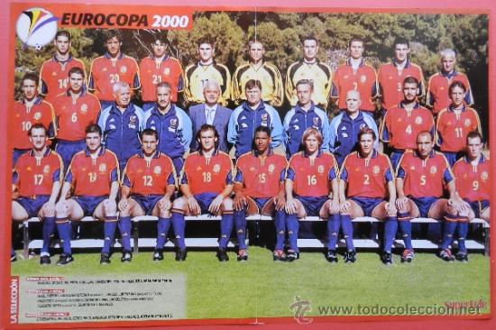 por favor confirmar sílaba cómodo poster seleccion española euro 2000 - revista s - Acheter Affiches de  football anciennes sur todocoleccion