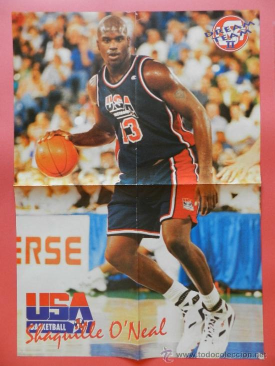 Coleccionismo deportivo: POSTER GRANDE SHAQUILLE O'NEAL (DREAM TEAM II) - NBA BASKET BALONCESTO - ONEAL -