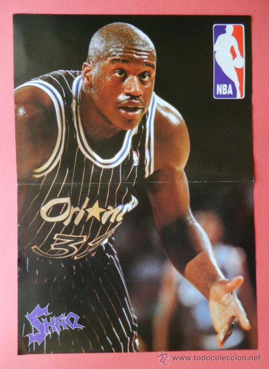 Collectionnisme sportif: POSTER SHAQUILLE O'NEAL (ORLANDO MAGIC) - NBA BASKET BALONCESTO ONEAL-