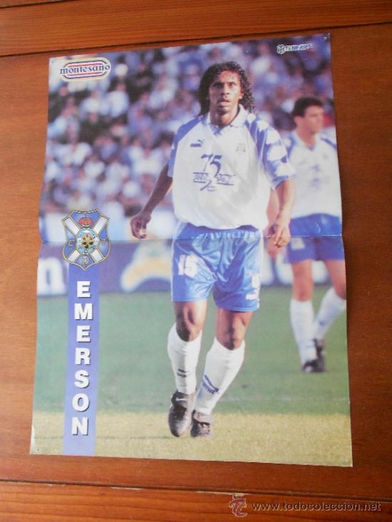 Collezionismo sportivo: FUTBOL: POSTER DEL JUGADOR DEL TENERIFE, EMERSON