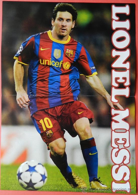 Coleccionismo deportivo: POSTER LIONEL MESSI (FC BARCELONA) 2012/2013 - BAR&Ccedil;A 12 13 -
