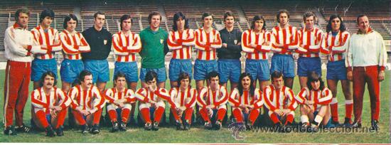 Collezionismo sportivo: ATL&Eacute;TICO DE MADRID: Recorte de la plantilla de la temporada 73-74