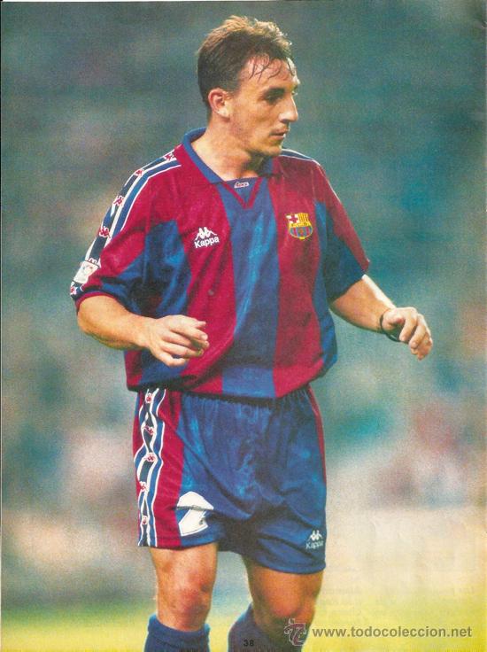 Coleccionismo deportivo: BAR&Ccedil;A: Minip&oacute;ster del CHAPI FERRER. 1997 - Foto 1