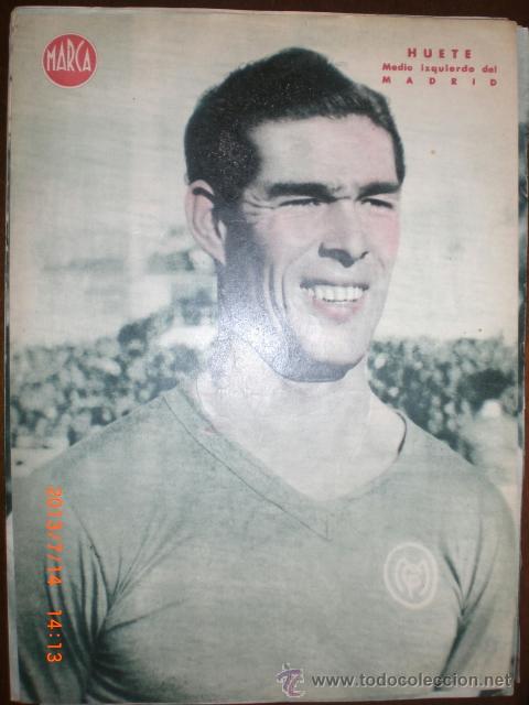 Collezionismo sportivo: ANTIGUA LAMINA DE MARCA - HUETE DEL MADRID