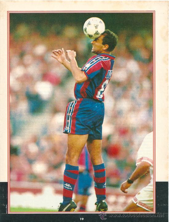 Coleccionismo deportivo: BAR&Ccedil;A: Minip&oacute;ster de PITU ABELARDO. 1996 - Foto 1