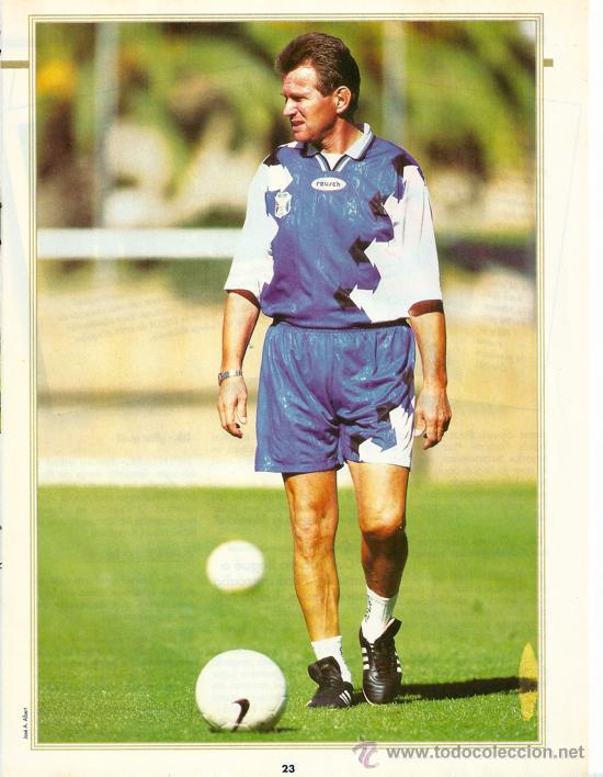 Collezionismo sportivo: CLUB DEPORTIVO TENERIFE: Minip&oacute;ster del entrenador JUPP HEYNCKES. 1996