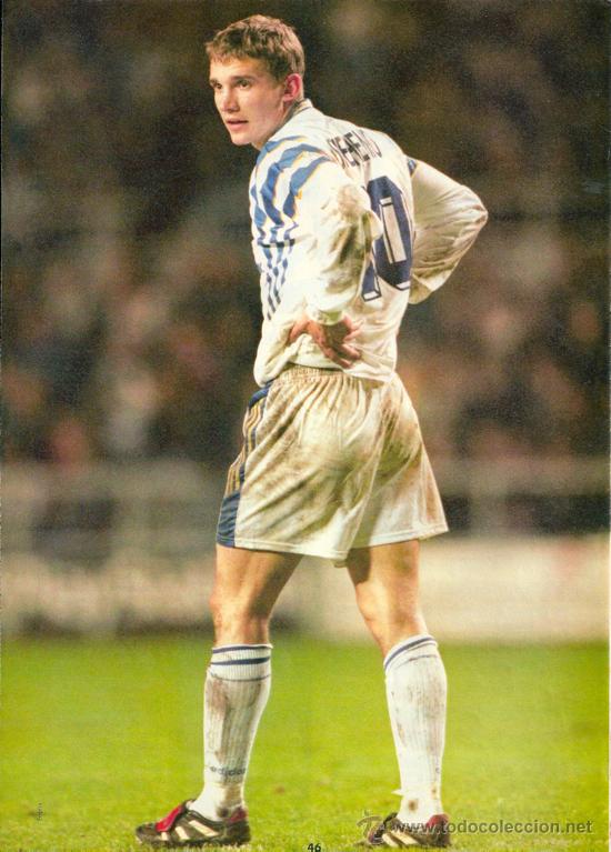 Collezionismo sportivo: DYNAMO DE KIEV ( UCRANIA ) : Minip&oacute;ster de ANDREI SHEVCHENKO. 1997