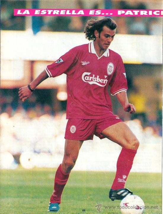 Sammelleidenschaft Sport: LIVERPOOL FC: Minip&oacute;ster de PATRICK BERGER. 1997