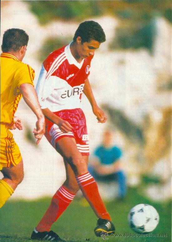 Sammelleidenschaft Sport: A.S. MONACO: Minip&oacute;ster de DAVID TREZEGUET. 1997