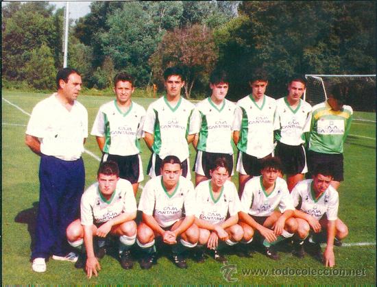 Sammelleidenschaft Sport: RACING DE SANTANDER: Recorte del equipo Cadete, con IVAN DE LA PE&Ntilde;A. Primeros a&ntilde;os 90