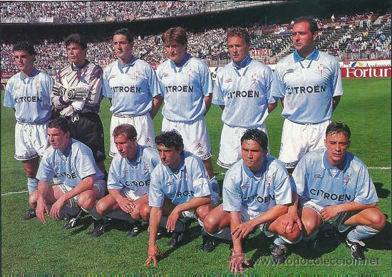 Sammelleidenschaft Sport: REAL CLUB CELTA DE VIGO: Recorte de mediados de los a&ntilde;os 90