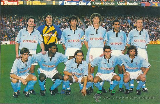 Sammelleidenschaft Sport: REAL CLUB CELTA DE VIGO: Recorte de finales de los a&ntilde;os 90