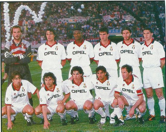 Sammelleidenschaft Sport: A.C. MILAN: Recorte de 1995
