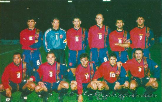 Sammelleidenschaft Sport: SELECCI&Oacute;N ESPA&Ntilde;OLA DE F&Uacute;TBOL: Recorte de mediados de los a&ntilde;os 90