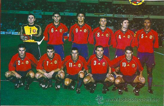 Sammelleidenschaft Sport: SELECCI&Oacute;N ESPA&Ntilde;OLA DE F&Uacute;TBOL: Recorte de 1998