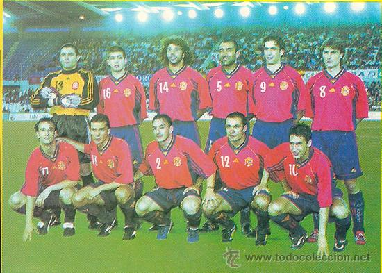 Sammelleidenschaft Sport: SELECCI&Oacute;N ESPA&Ntilde;OLA DE F&Uacute;TBOL: Recorte de 1998