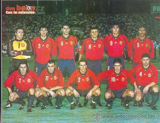 Sammelleidenschaft Sport: SELECCI&Oacute;N ESPA&Ntilde;OLA DE F&Uacute;TBOL: Recorte de finales de los a&ntilde;os 90