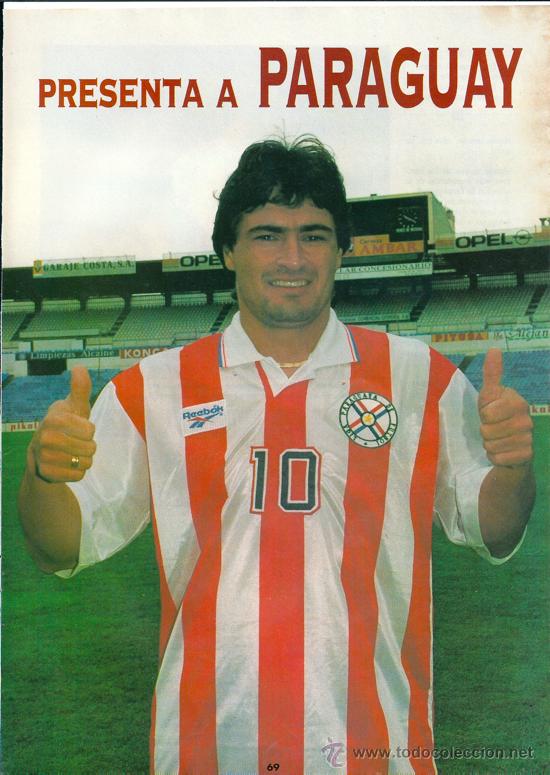 Collectionnisme sportif: SELECCI&Oacute;N DE F&Uacute;TBOL DE PARAGUAY: Minip&oacute;ster del TORO ACU&Ntilde;A. 1998