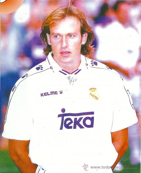 Collezionismo sportivo: REAL MADRID: Gran recorte de MIQUEL SOLER. Temporada 95-96