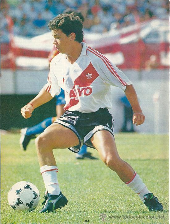 Collectionnisme sportif: RIVER PLATE ( ARGENTINA ) : Minip&oacute;ster de MARCELO GALLARDO. Finales de los a&ntilde;os 90