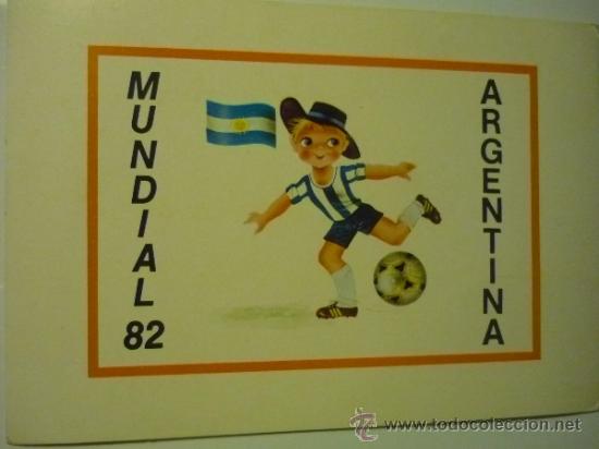 Sammelleidenschaft Sport: LAMINA POSTAL 21 X 14 MUNDIAL 82 SELECC.ARGENTINA