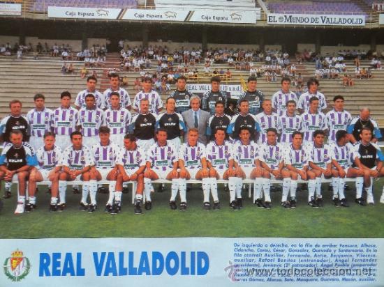 Sports collectibles: MINI POSTER REAL VALLADOLID 95/96 - DON BALON LIGA FUTBOL 1995/1996 PLANTILLA -
