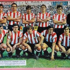 Coleccionismo deportivo: POSTER GRANDE CD LOGROÑES 71/72 - AS COLOR LIGA FUTBOL 1971/1972 - ALINEACION