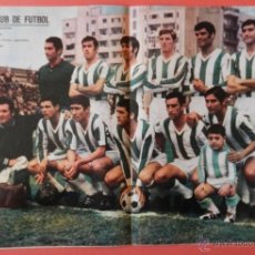 Coleccionismo deportivo: POSTER GRANDE ALINEACION CORDOBA CF 71/72 AS COLOR Nº 12 LIGA FUTBOL 1971/1972 - PLANTILLA