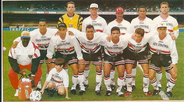 Colecionismo desportivo: SAO PAULO: Recorte de finales de los a&ntilde;os 90