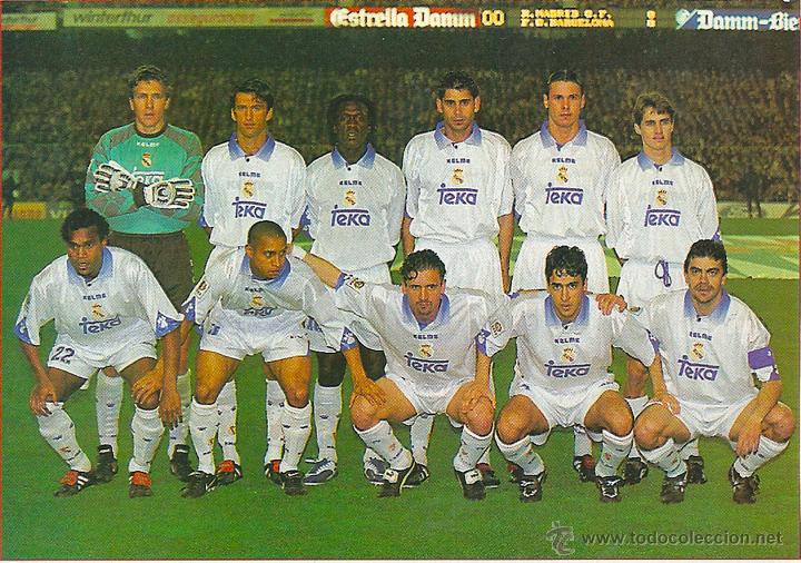 Colecionismo desportivo: REAL MADRID: Recorte de la temporada 98-99