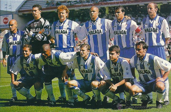Collectionnisme sportif: M&Aacute;LAGA: Recorte de un equipo de alrededor del a&ntilde;o 2000