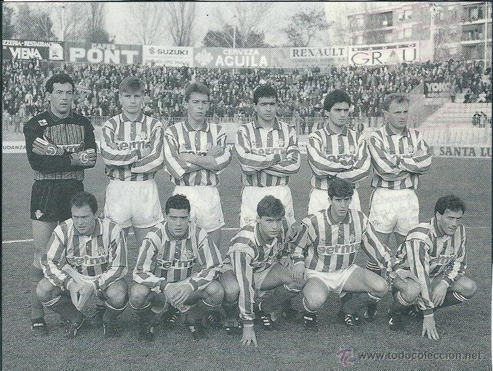 Collectionnisme sportif: REAL BETIS BALOMPI&Eacute;: Recorte de un equipo de los a&ntilde;os 90