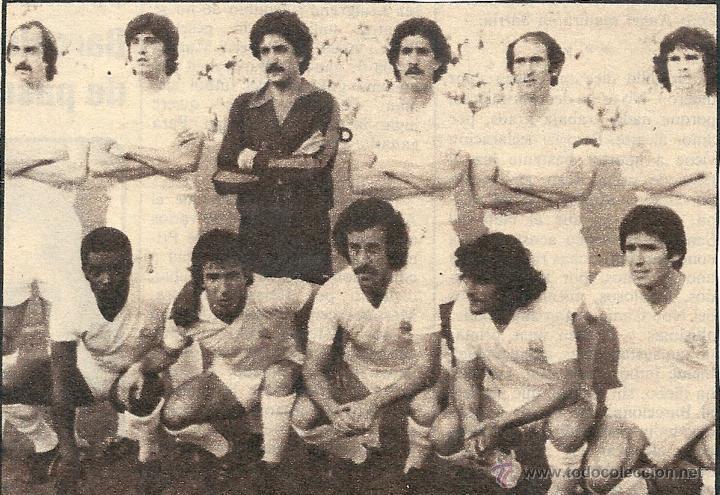 Sammelleidenschaft Sport: REAL MADRID: Recorte del equipo Campe&oacute;n de Copa en 1980