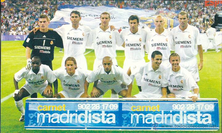 Sammelleidenschaft Sport: REAL MADRID. Recorte de los primeros a&ntilde;os 2000