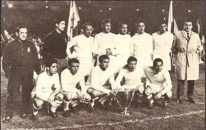 Collezionismo sportivo: REAL MADRID: Recorte de un equipo de la temporada 60-61