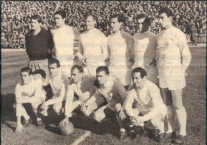 Collezionismo sportivo: REAL MADRID: Recorte de un equipo de la temporada 60-61