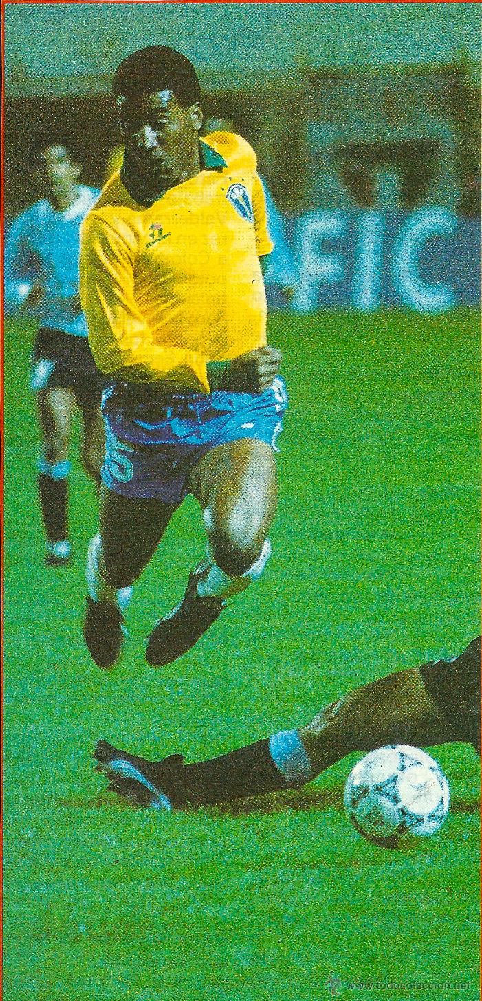 Collezionismo sportivo: SELECCION DE F&Uacute;TBOL DE BRASIL: Gran recorte de MAURO SILVA
