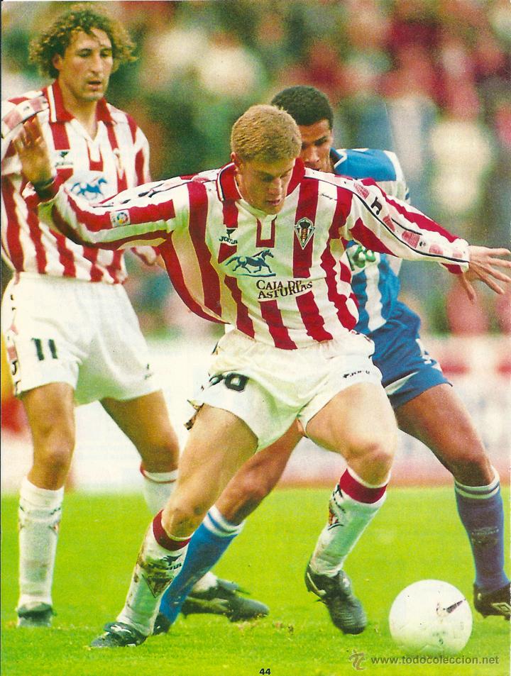 Collezionismo sportivo: REAL SPORTING DE GIJ&Oacute;N: Minip&oacute;ster de SERGIO FERN&Aacute;NDEZ. Temporada 96-97