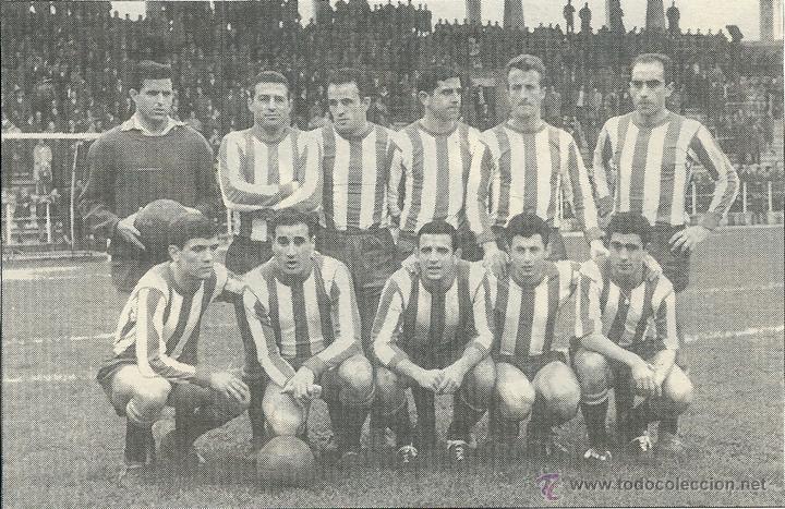 Collezionismo sportivo: REAL SPORTING DE GIJ&Oacute;N: Recorte de un equipo de 1961