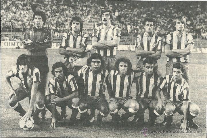 Collezionismo sportivo: ATL&Eacute;TICO DE MADRID: Recorte de un equipo de 1980