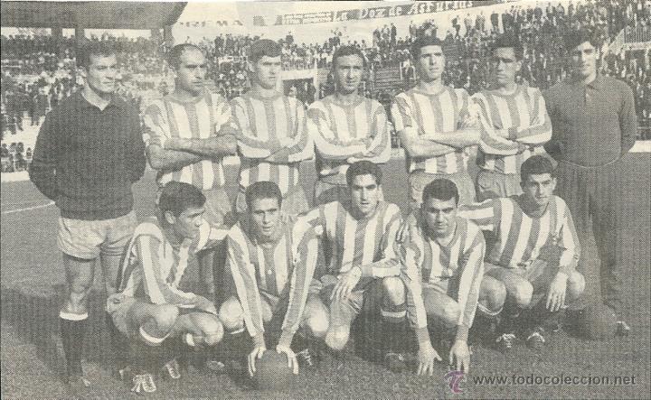 Collezionismo sportivo: REAL SPORTING DE GIJ&Oacute;N: Recorte de un equipo de la temporada 65-66