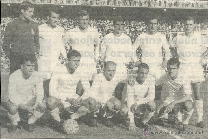 Sammelleidenschaft Sport: REAL MADRID: Recorte de un equipo de 1964