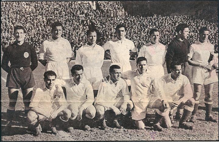 Sammelleidenschaft Sport: REAL MADRID: Recorte de un equipo de la temporada 49-50