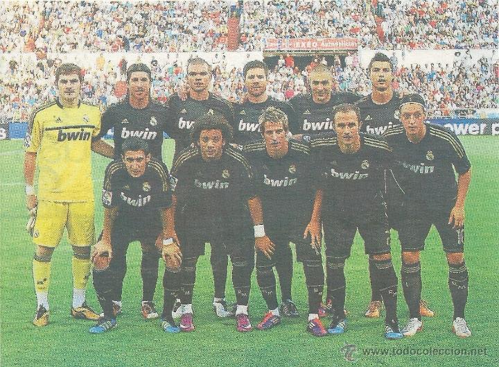 Sammelleidenschaft Sport: REAL MADRID: Recorte de un equipo bastante reciente (2010-12)