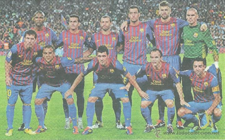 Sammelleidenschaft Sport: BAR&Ccedil;A: Gran recorte de un equipo de la temporada 2011-12